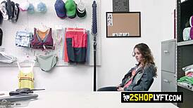 Skinny Shoplifter Faces Big Fat Cock