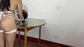 Maid Fails Job Gets Huge Cumshot On Face 4K