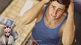 anime game hentai booty grab in scent 3