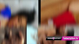 British Interracial Shag With Sensi & Scarlett