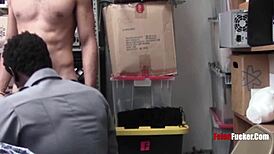 uh, i swear this bbc security teen boy got me wild at work...