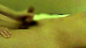 home made chinese girlfriend gives handjob and blowjob until ejaculation