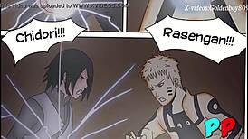 Naruto parody with Sasuke banging Hinata hard