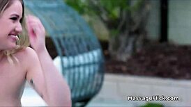 From Sunbathing To Threesome: Lesbian Masseuses Finger Pussy And Big Tits