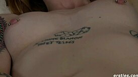 hey, check this sexy amateur with pierced nipples going wild