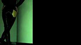 Intriguing latex goddess femdom anime hentai scene