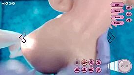 lots of wet futa bitches have sex near the pool and sauna in 3d