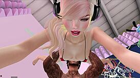 game night with anime cartoon hentai fun