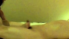 home made chinese girlfriend gives handjob and blowjob until ejaculation