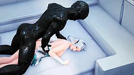 code valkyrie ii fingering and fucking in bedroom and bath with cumshot.