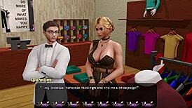 Big tits and anal sex in anime porn video