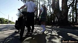 Watch the teacher bang that teenage pussy in group fantasy.