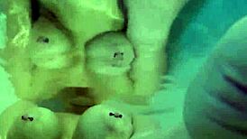 Sexy Nadia Enjoys a Relaxing Bath with Playful Rubber Duckies.