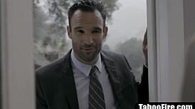 Blonde Milf Housewife Betrays Husband with Lover