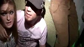 Dude Gets Bold Lapdance from Cute University Girl Before Lesbian Pussy Fingering