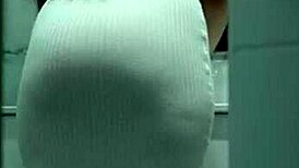 me and step mom bang in bathroom, i filled her up tight