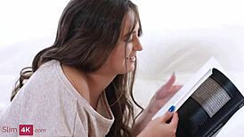 Slim Mary Fox Rides Hard in Standing Sex Action