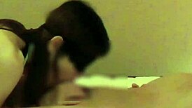 home made chinese girlfriend gives handjob and blowjob until ejaculation