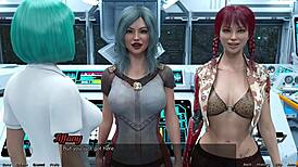 Hot Indian Milf Stranded in Space with Curvy Outfit