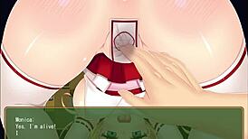 Monica's Tsundere Wife Fingers Herself in Stolen Newlywed Game!