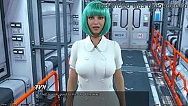 Hot Indian Milf Stranded in Space with Curvy Outfit