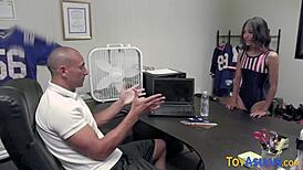 Little Asian Teen Sucks Fat Cock Hard