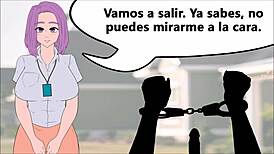 Mistress humiliates with CBT at festive party