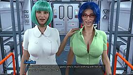 Hot Indian Milf Stranded in Space with Curvy Outfit