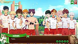 My Pulse Quickens Watching Game Friends Camp Episode 9 with Natsumi’s Juicy Blowjob in Russian Voice