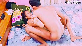 desi couple explores wild moves in steamy teen brunette session