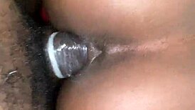 my cheating ebony girlfriend comes over for bbc when her boyfriend's gone