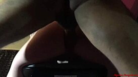 POV anal scene with deepthroat and orgasm