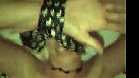 Master ties slave and cums on her face