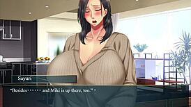 i'm in the changeroom with the milf in kanojo no okaa-san ep4