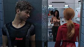 so, i was almost caught by this big tits indian milf in stranded in space 72. it was wild in that anime outfit!