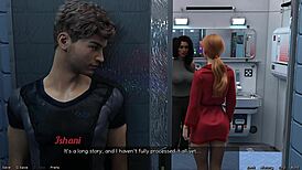 so, i was almost caught by this big tits indian milf in stranded in space 72. it was wild in that anime outfit!