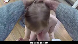 Stepfather Teaches Stepdaughter Respect with POV Doggystyle Fucking