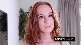petite redhead stepdaughter alice coxxx fits perfectly with stepdad
