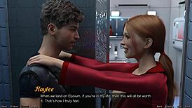 so, i was almost caught by this big tits indian milf in stranded in space 72. it was wild in that anime outfit!