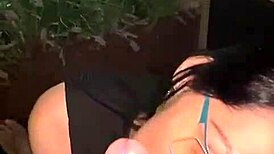 Latina milf goddess sucks hard cock