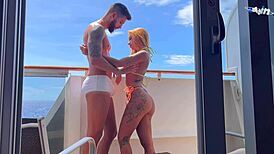 End of year on the cruise, we fucked on our cabin balcony - Romulo Pontes 😍