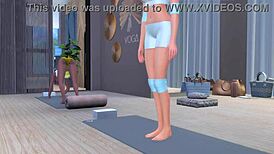 Lustful lesbian sluts got wild with dirty sex in the gym. Check this anime hentai preview!