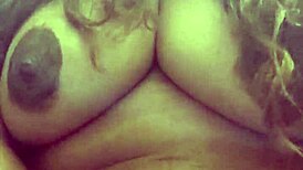 Rea masks up for dildo masturbation, fucks shaved pussy and sucks toy