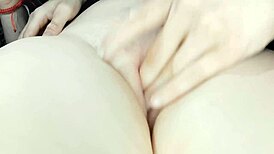 Stepbrother's Sensual Massage on My Tight Pussy Feels So Good