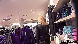 Czech teen seduced and fucked in hypermarket pov