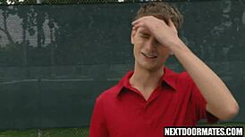 i watch cute gay boys play tennis then fuck