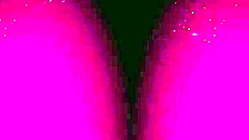 Shemale in heels bends teen girl over