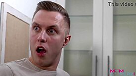 stepmom mandy rhea intensely rides boy toy with stepdaughter molly little in hardcore group scene