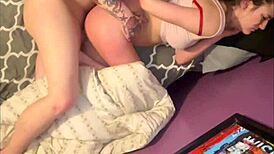 anyone know this sexy canadian brunette getting anal creampie like a slut?