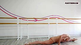 Anna Sigarga showcases unprecedented gymnastics routines in yoga and fitness